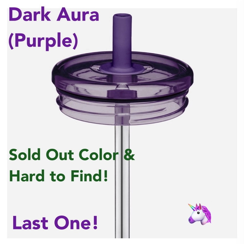 NEW! BRUMATE Dark Aura Purple Multishaker Straw Lid, New in Package Version 1.0